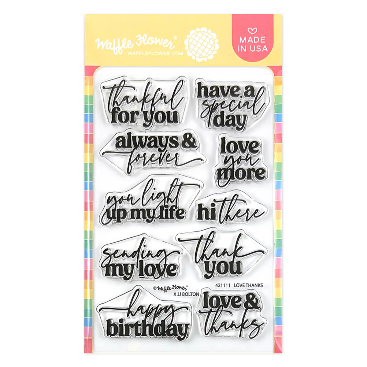 Love Thanks Sentiments