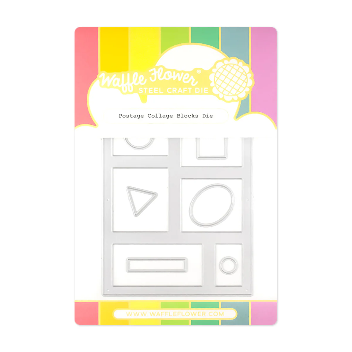 Postage Collage Blocks Die