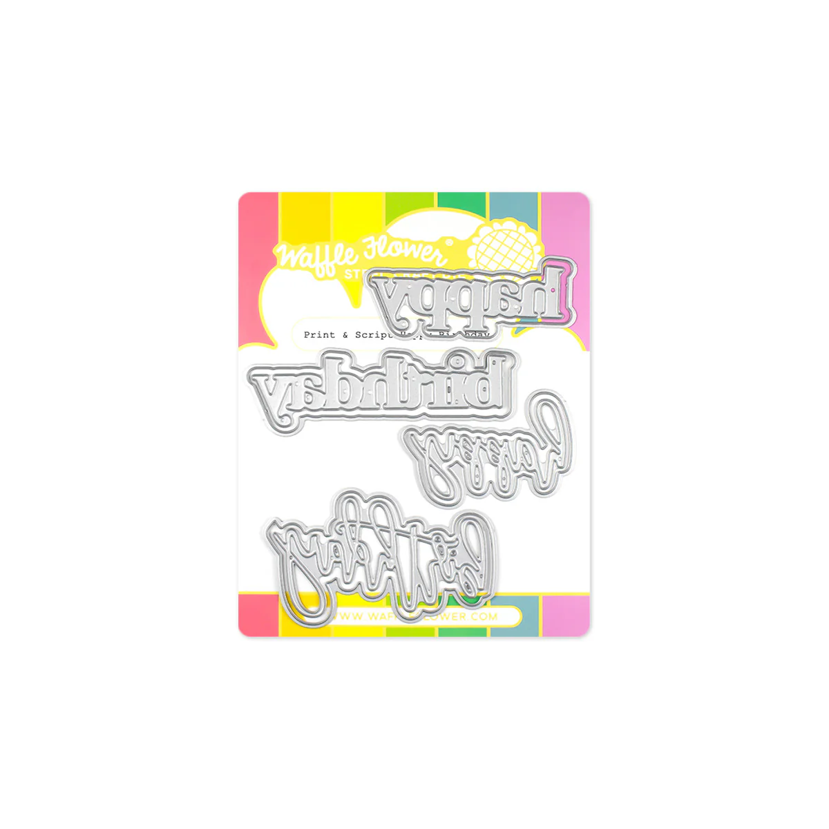 Print & Script Happy Birthday