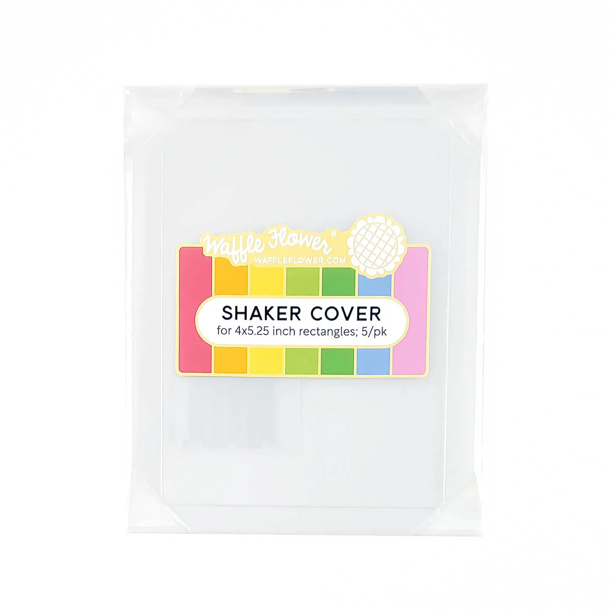 Shaker Cover - 4"x5.25" Flat Rectangle - 5/pk