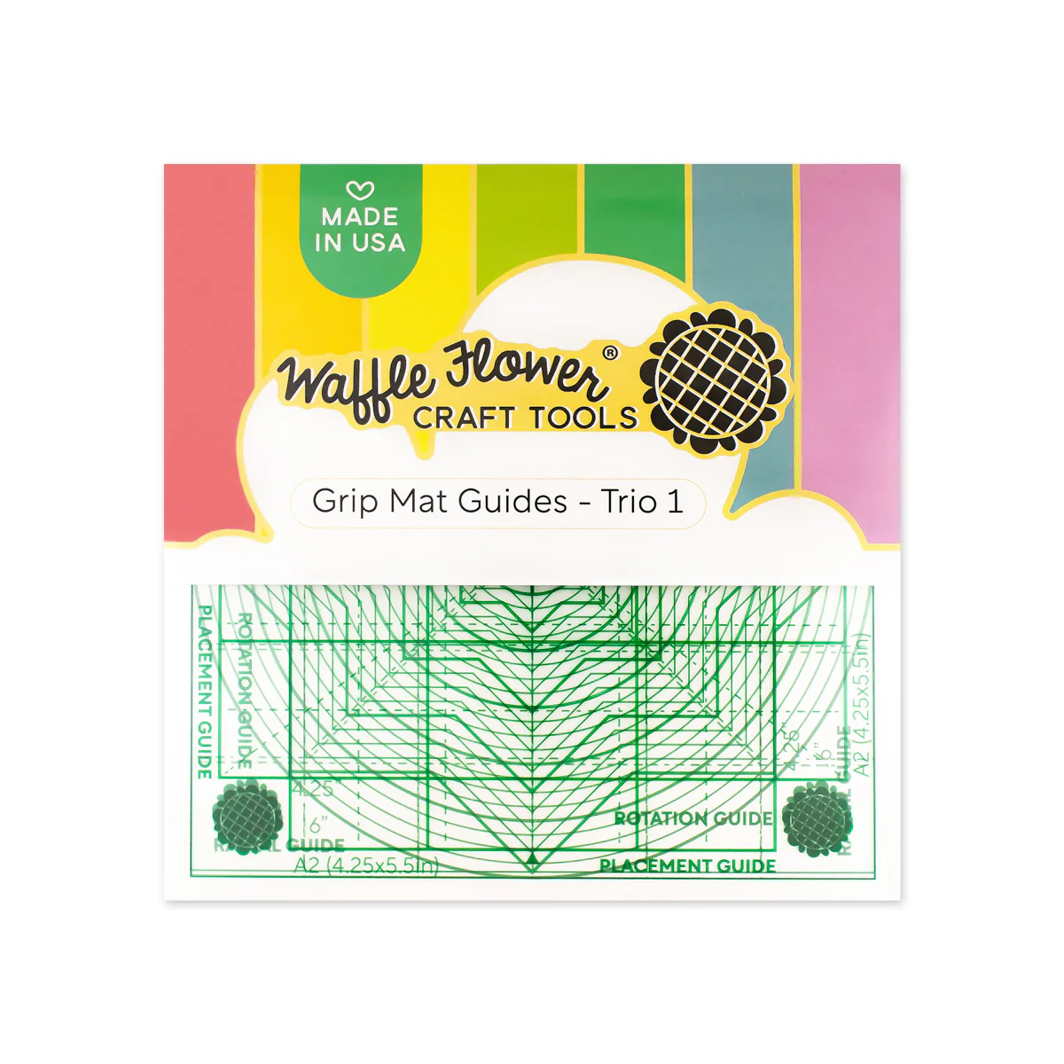 6x6 Grip Mat Guides Trio 1