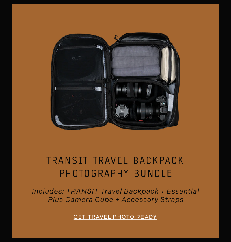 WANDRD | Transit Travel Backpack Photography Bundle
