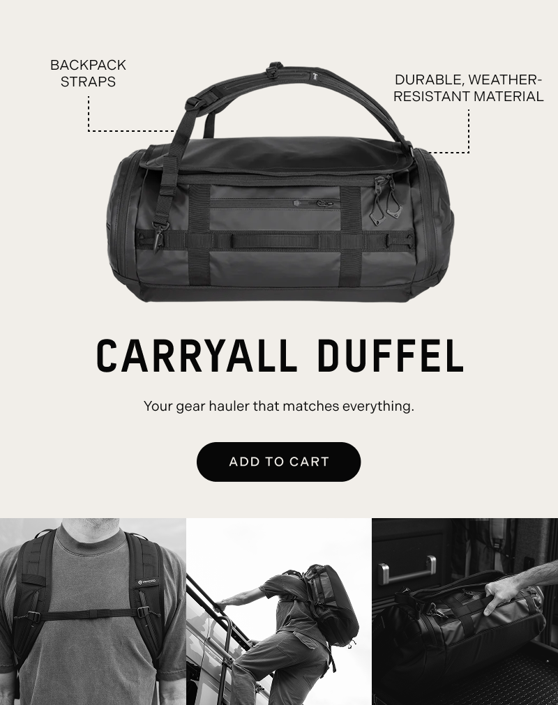 WANDRD | Shop Carryall Duffel