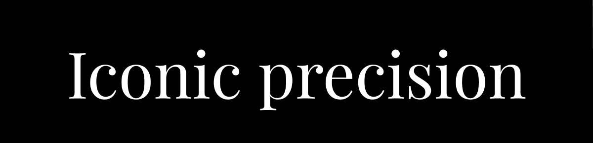 Iconic precision