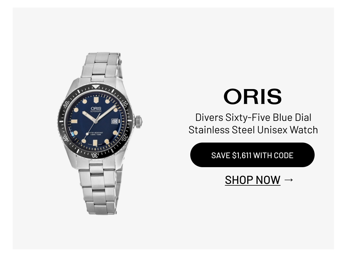 Oris Divers Sixty-Five Blue Dial Stainless Steel Unisex Watch