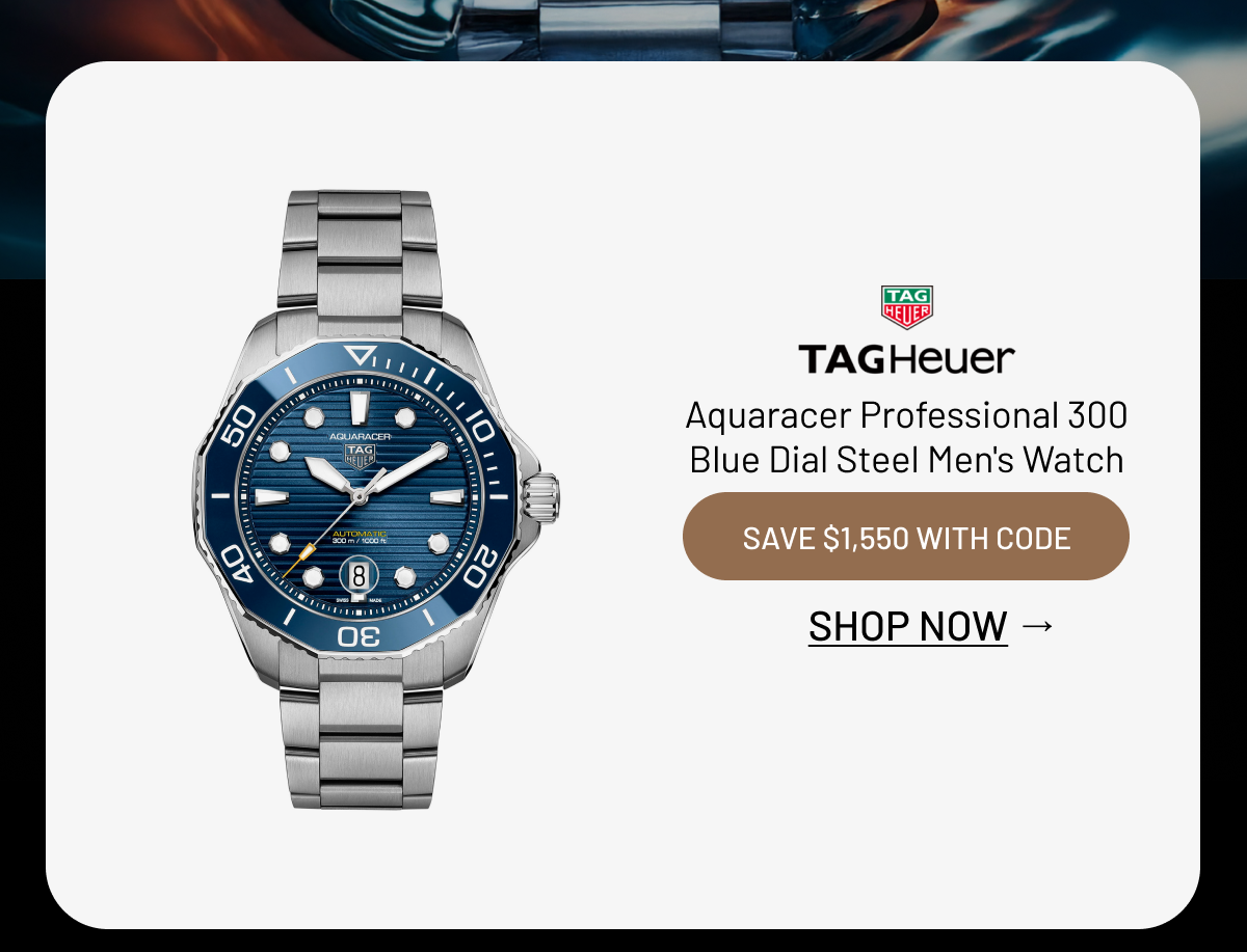 Tag Heuer Aquaracer Professional 300 Blue Dial Steel Men's Watch