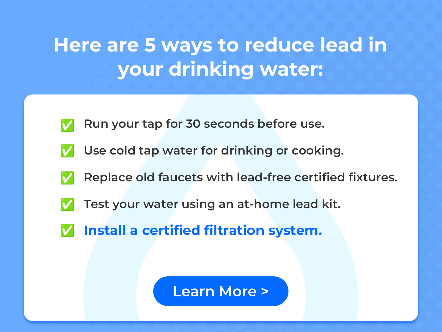 Make Your Water Lead-Free