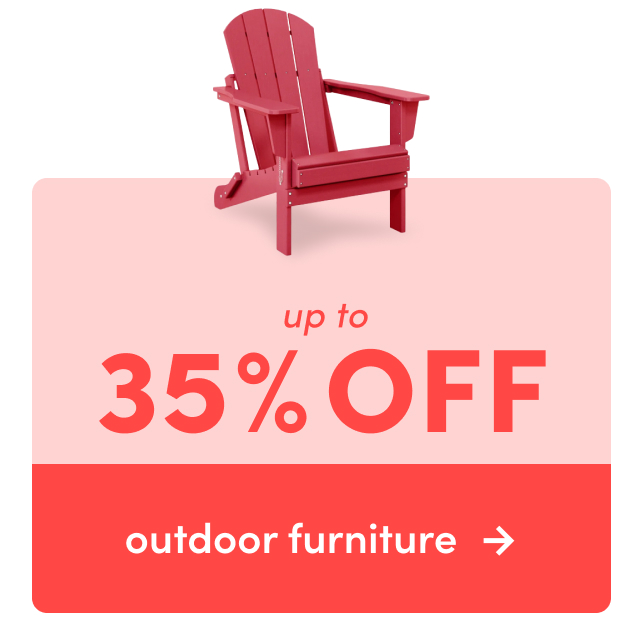 outdoor furniture clearout.