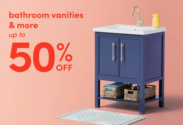 bathroom vanities & more on clearance