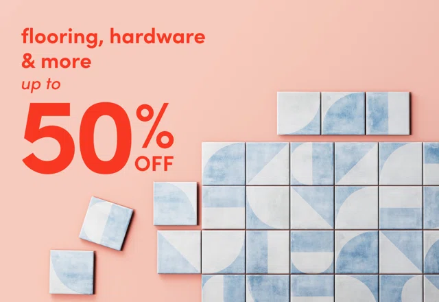flooring, hardware & more on clearance