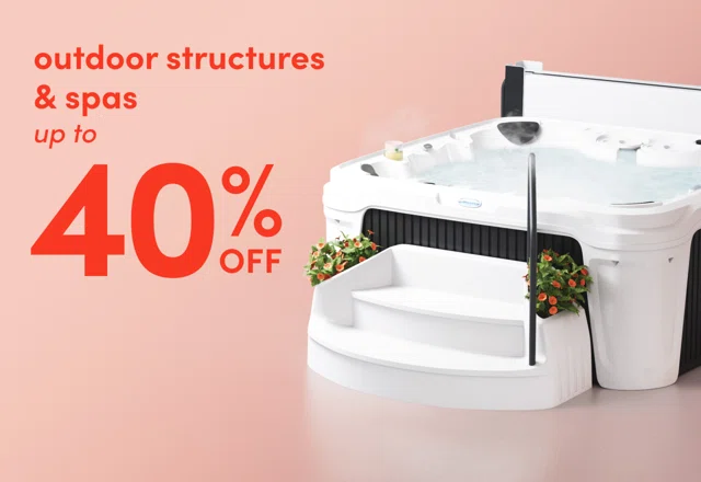 outdoor structure & spa clearance