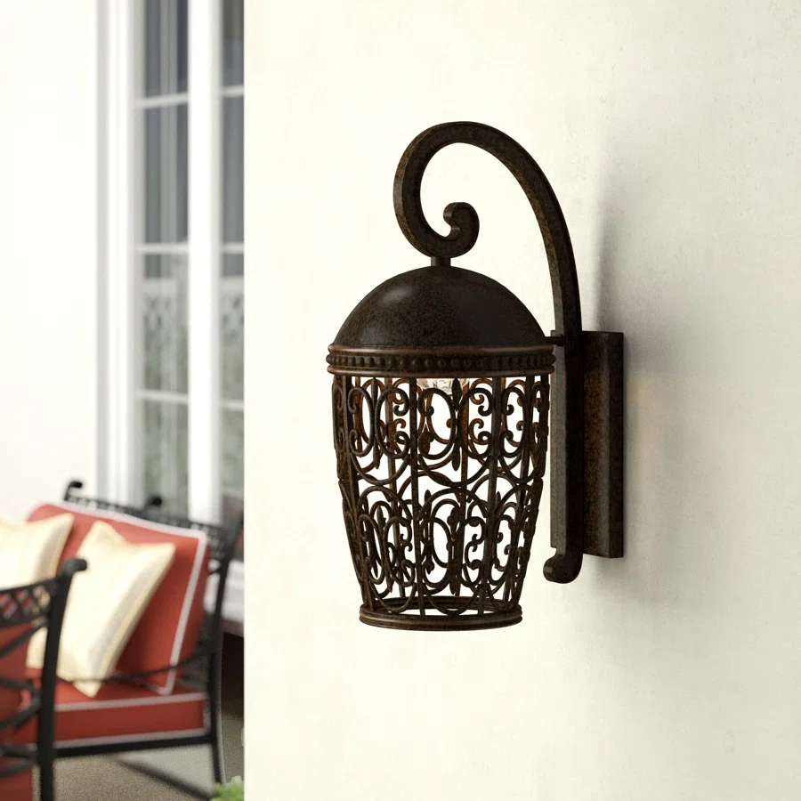 Claverack Burnt Umber Outdoor Wall Lantern
