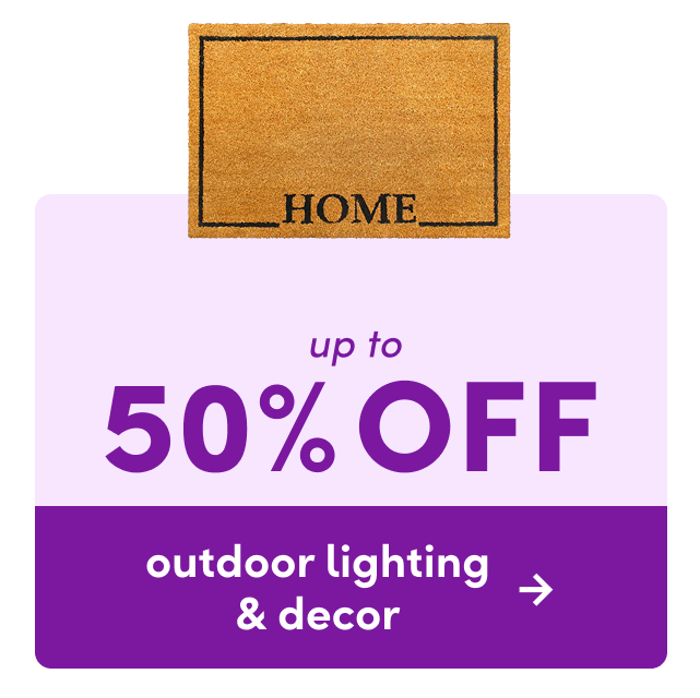 outdoor lighting & decor sale