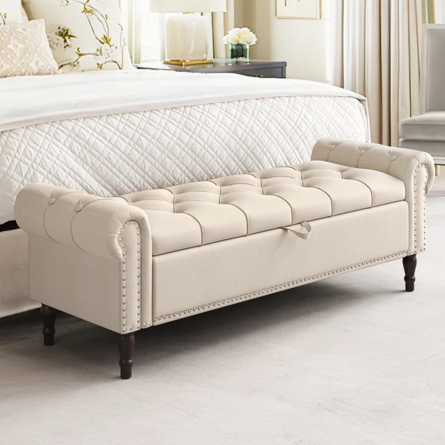Dawsey Upholstered Storage Bench