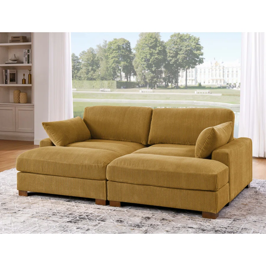 Mordecai 90" Square Arm Sofa