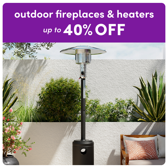 outdoor fireplace & heater sale