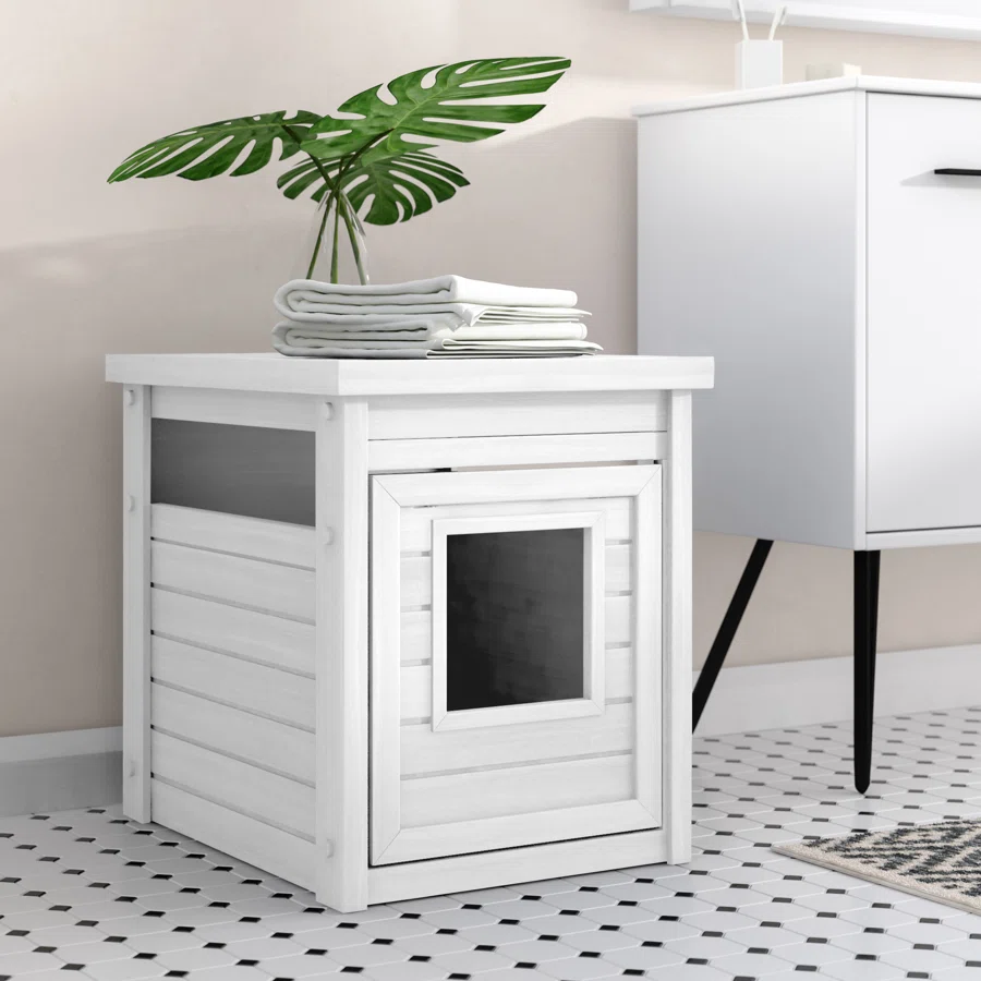 Littell ECOFLEX Litter Box Cover and End Table for Cats
