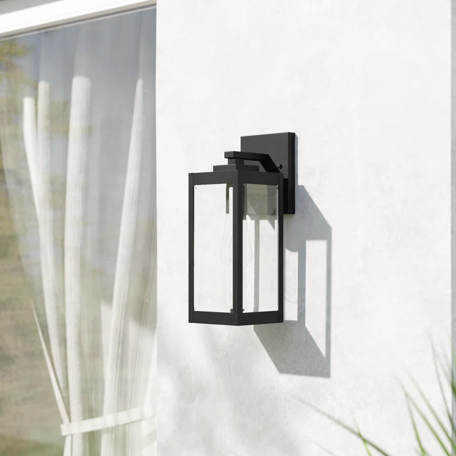 Ainsworth Earth Black Outdoor Wall Lantern