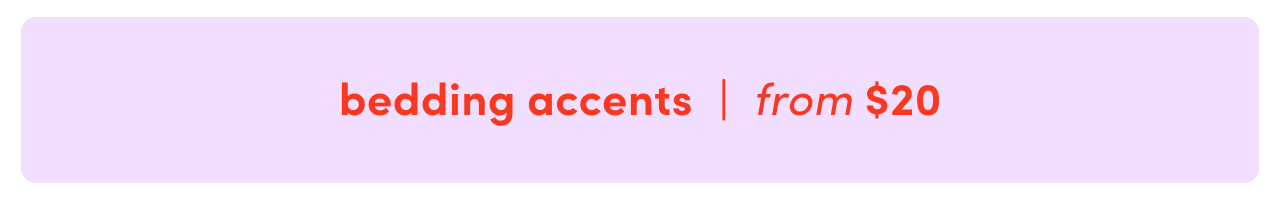 deals on bedding accents