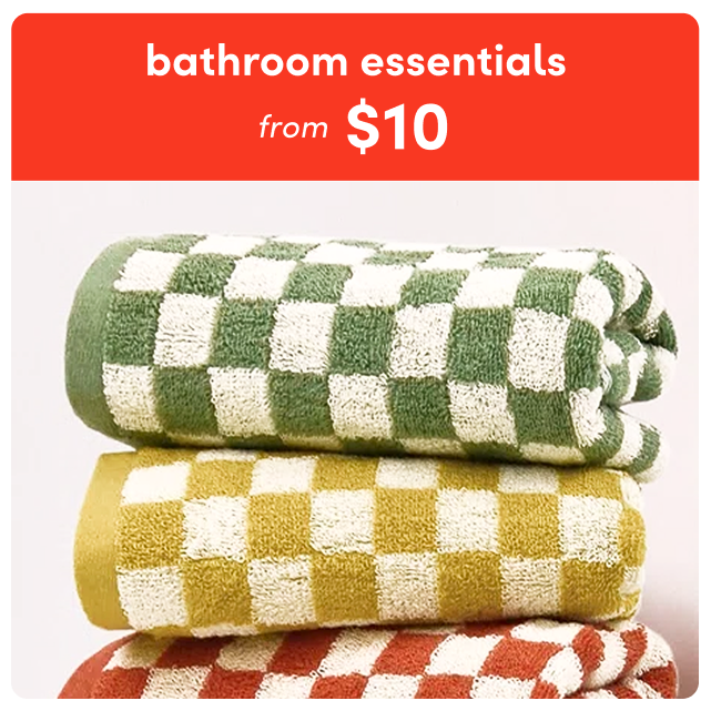 deals on bathroom essentials