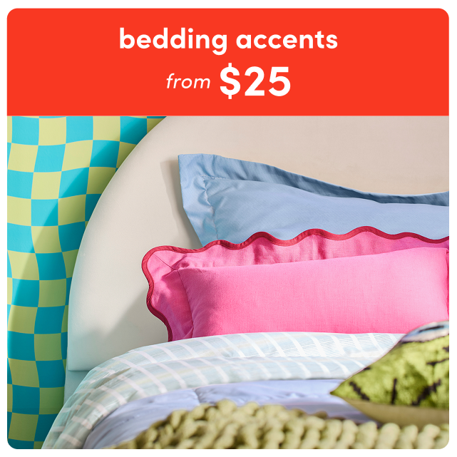 deals on bedding accents