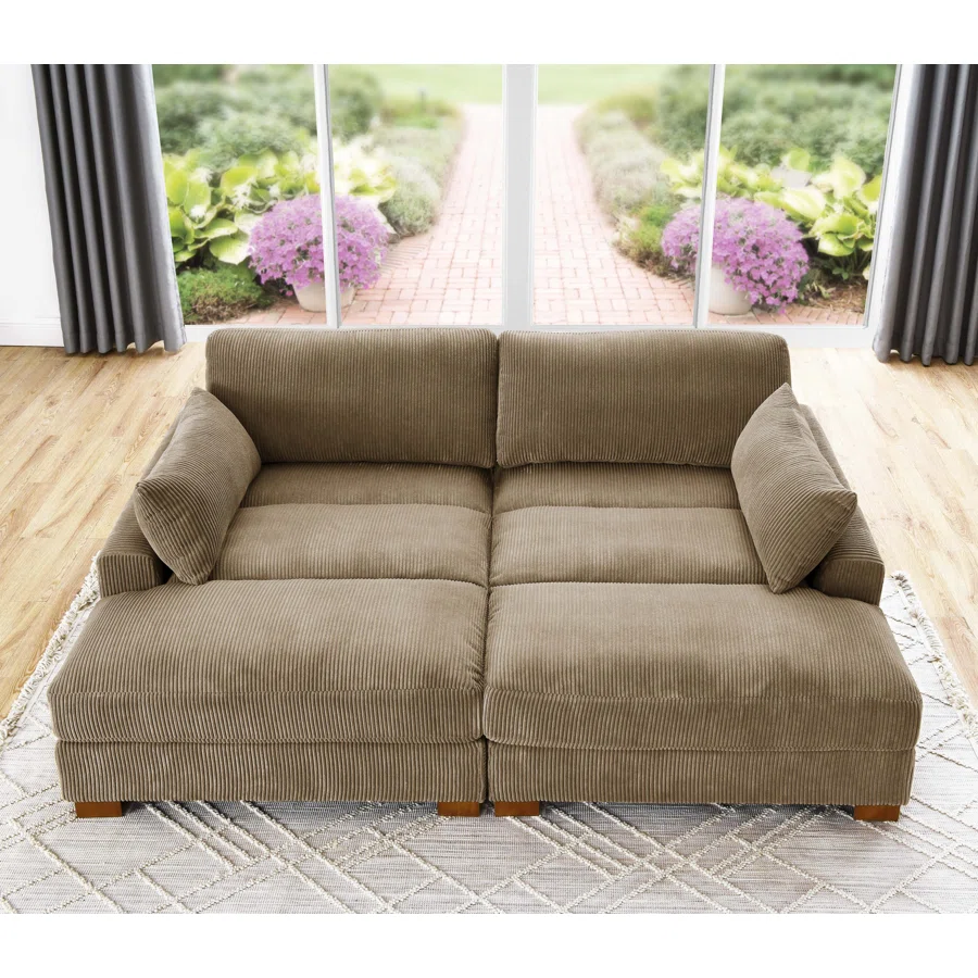 Mordecai 90" Square Arm Sofa