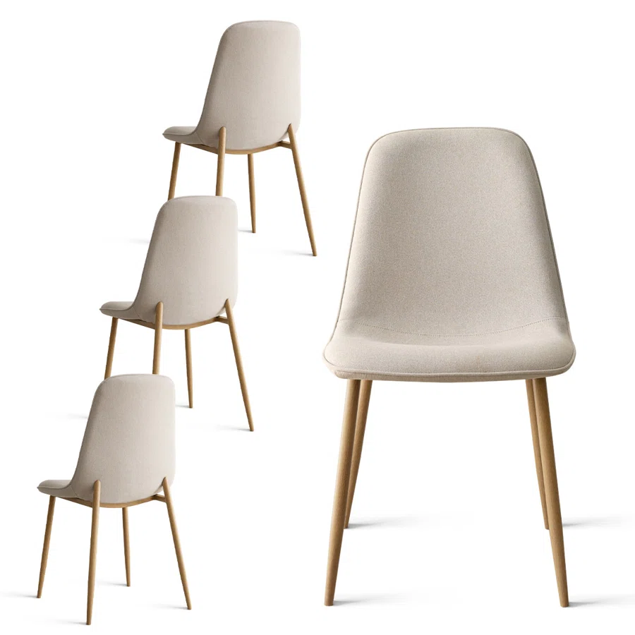 Folmar 19.5" Seat Height Upholstered Full Back Side Chair