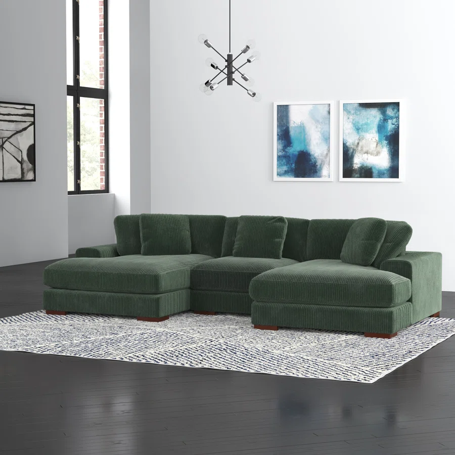 Cabbar 3-Piece Upholstered Sectional