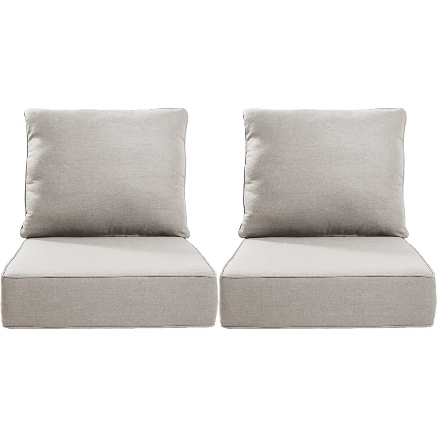 Deb Outdoor 6" Thick Cushion Set - Back Cushions And Seat Cushions