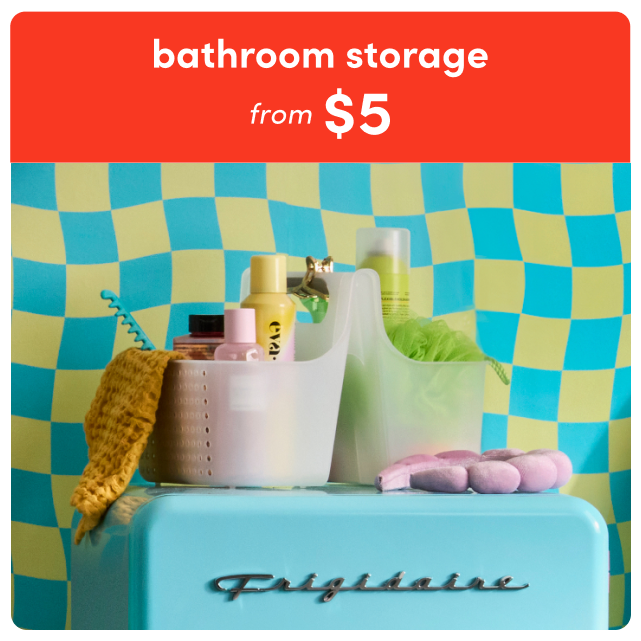 deals on bathroom storage