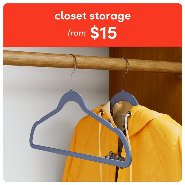 deals on closet storage