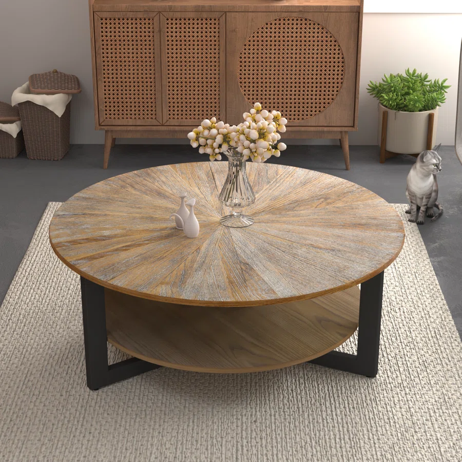 Frame Coffee Table with Storage