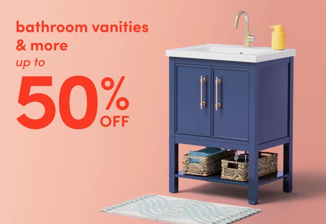 bathroom vanities & more on clearance