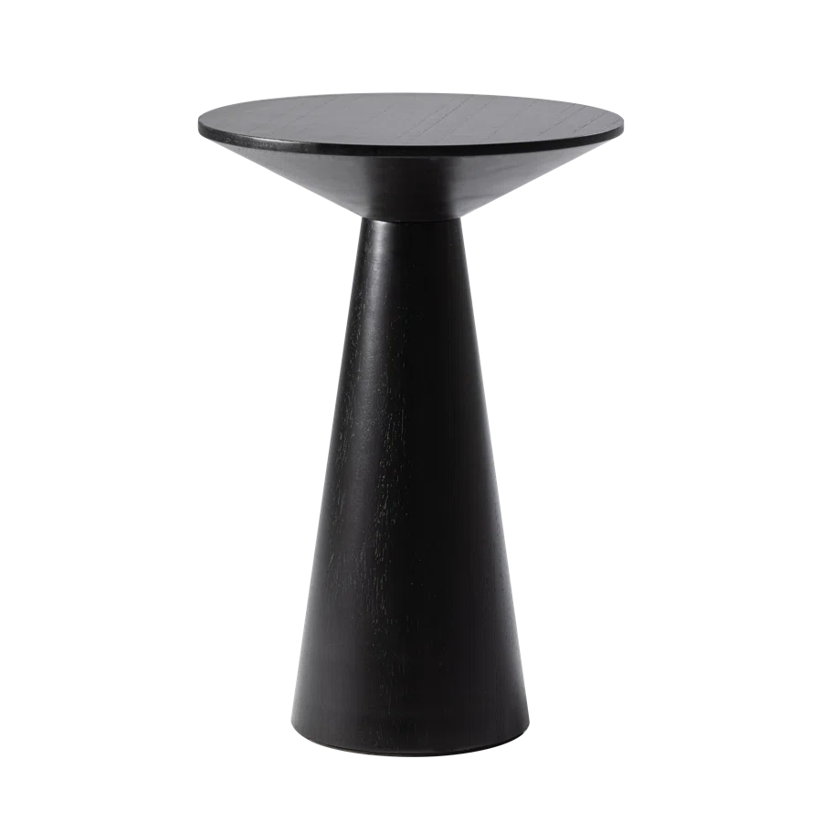 Bozovich Solid Wood Pedestal End Table