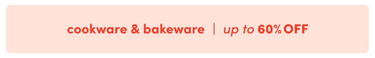 cookware & bakeware clearance