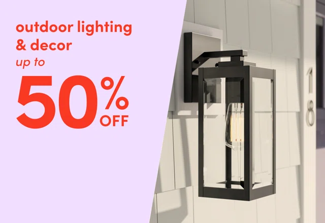outdoor lighting & decor clearout