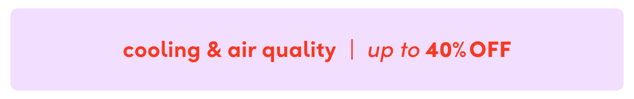 cooling & air quality sale