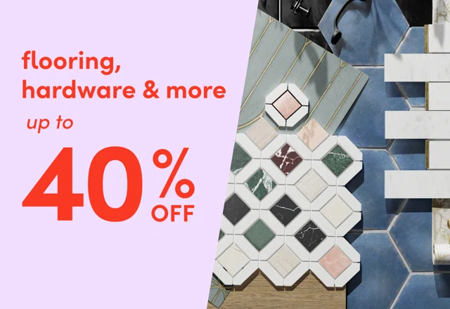 flooring, hardware & more on sale