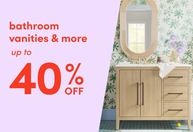 bathroom vanities & more on sale