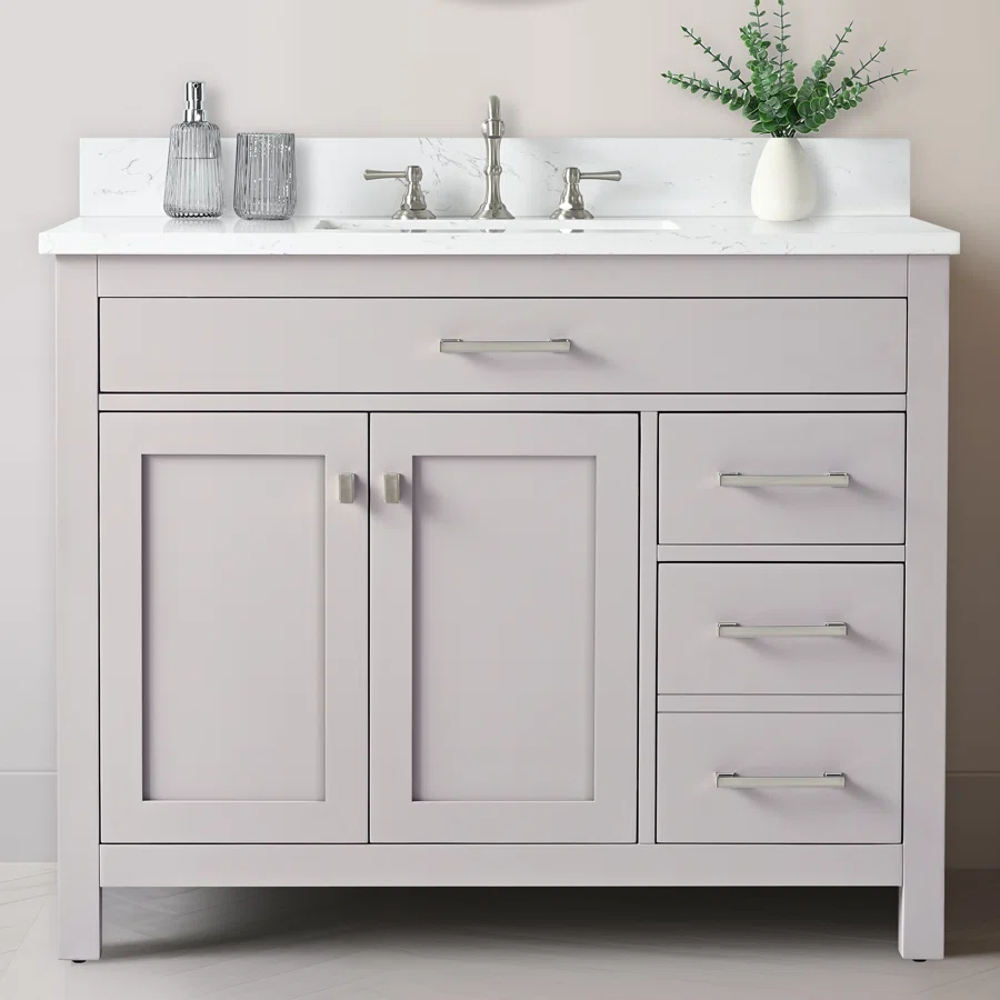 Ajhane 42" Single Bathroom Vanity Set