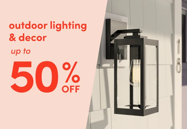outdoor lighting & decor sale