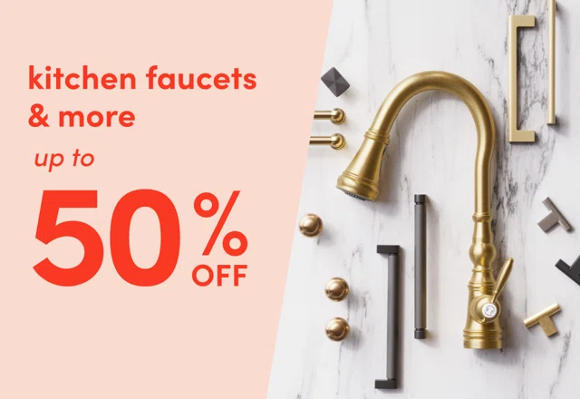 kitchen faucets & more on sale