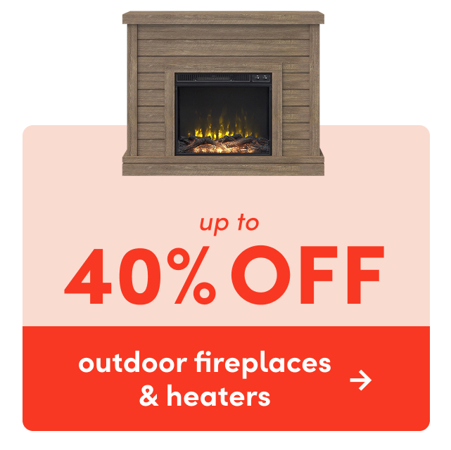 outdoor fireplace & heater sale