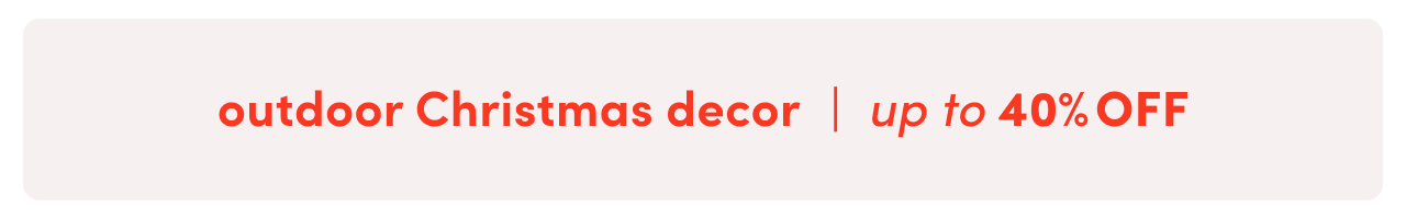 outdoor seasonal decor deals