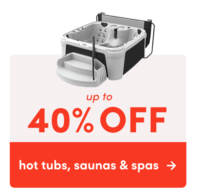 hot tub, sauna & spa deals