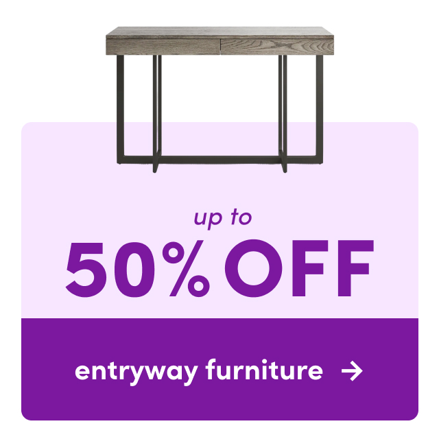 entryway furniture clearout.