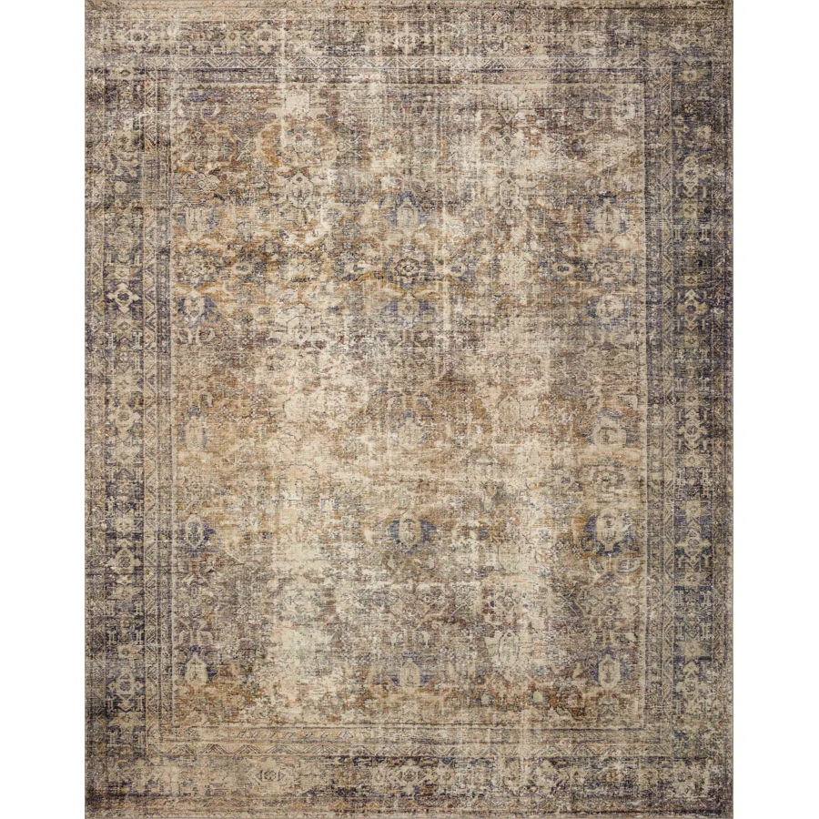 Amber Lewis x Loloi Morgan Sunset / Ink Area Rug feat. CloudPile
