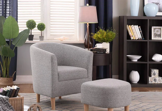 Accent Chairs with Ottomans