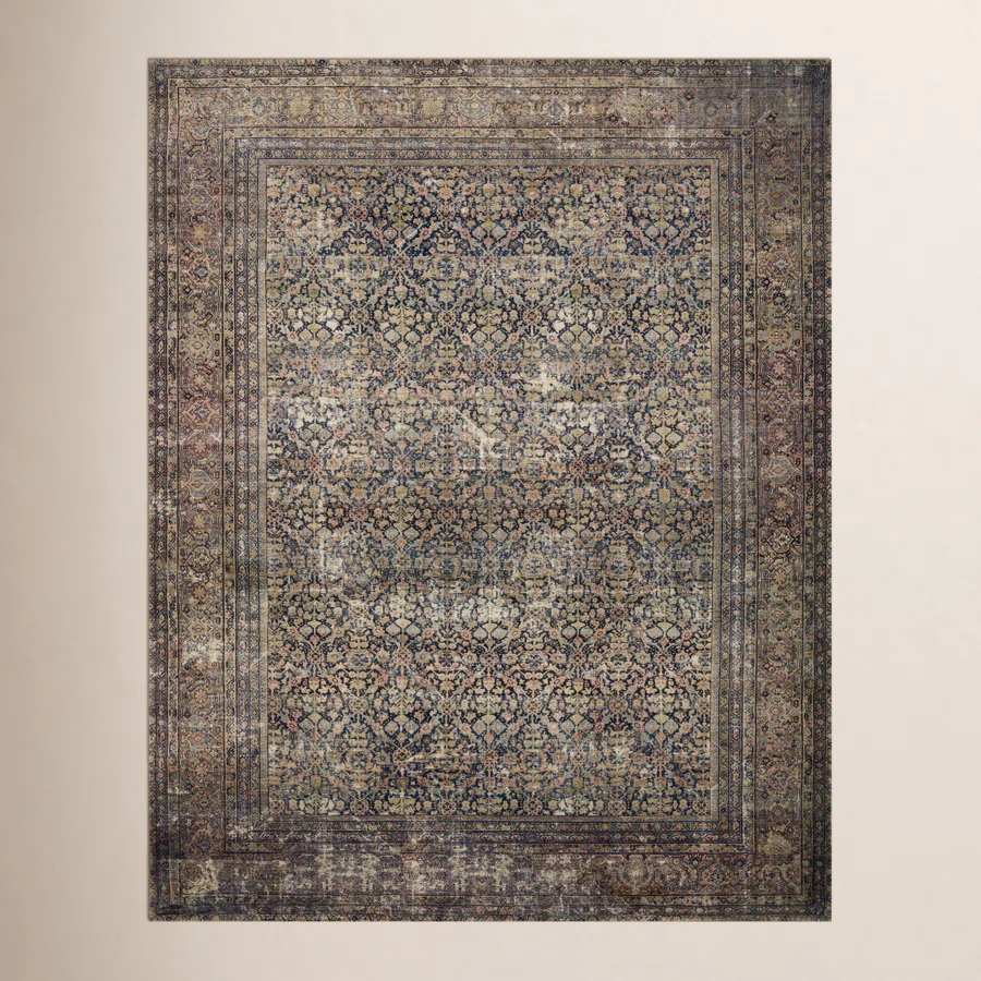 Amber Lewis x Loloi Morgan Denim/Multi Rug