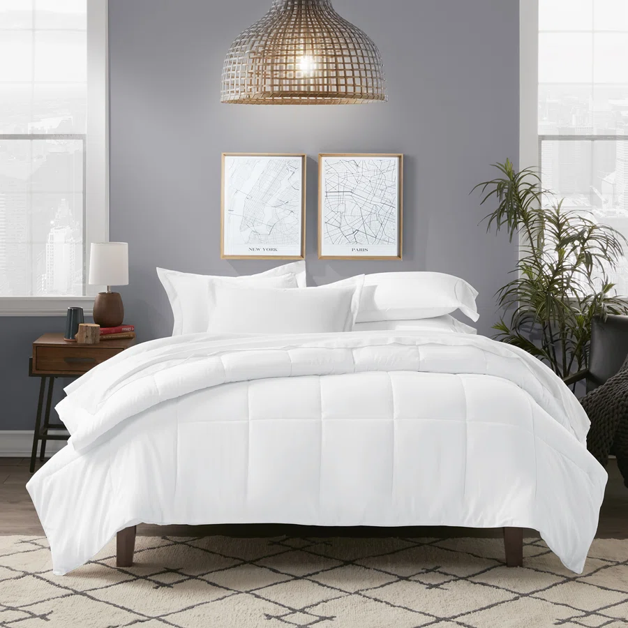 Nlasa All Season Down Alternative White Comforter/Duvet Insert